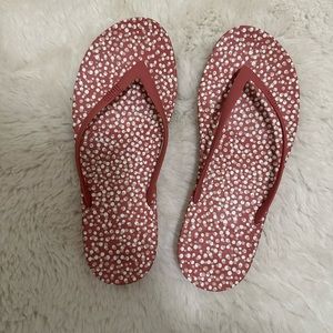 Fitflop flip flops rust size 8